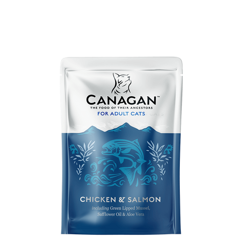 Hrana umeda pentru pisici Canagan Adult cu pui si somon 85g - Animax