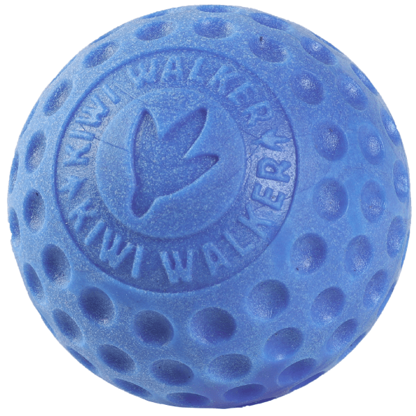 Jucarie pentru caini Kiwi Walker Minge TPR Mini Blue 5cm - Animax