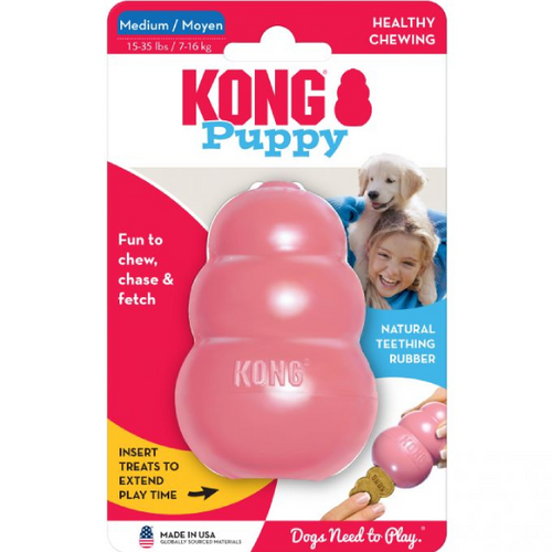 Jucarie pentru caini Kong Puppy M KP2E - Animax