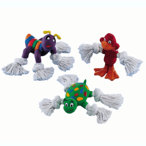 Jucarie pentru caini Nobby Animal & Sfoara 21cm - Animax