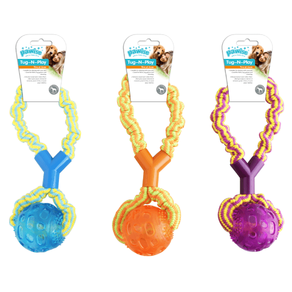 Jucarie pentru caini Pawise Tug-N-Play 32cm - Animax