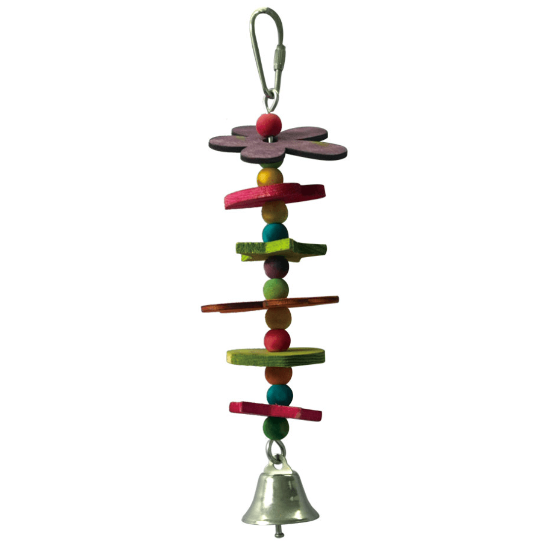 Jucarie din lemn pentru pasari Luohe LBW-0895 20x6 cm - Animax