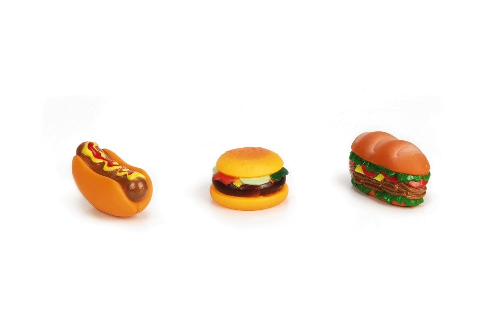 Jucarie pentru caini Sandwich Vinil 12 cm - Animax