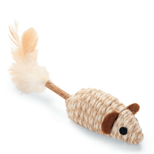 Jucarie pentru pisici Beeztees Soarece Catnip&Matatabi 12cm - Animax