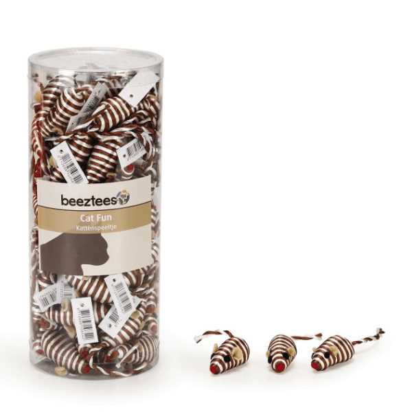 Jucarie pentru pisici Beeztees Soricel Sfoara 5cm - Animax