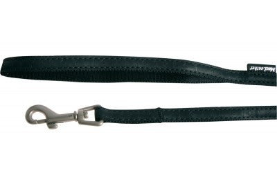 Lesa pentru caini Macleather Black 10mm-1.2m - Animax
