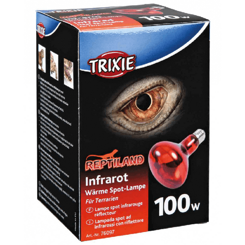 Lampa infrarosu pentru terariu Trixie Reptiland 80x108mm 100W - Animax