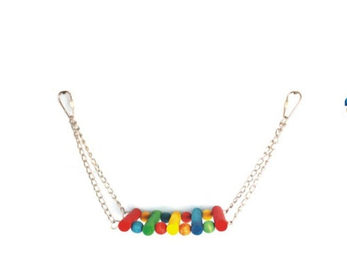 Jucarie pentru pasari mari Leagan Lemn 50x8cm - Animax