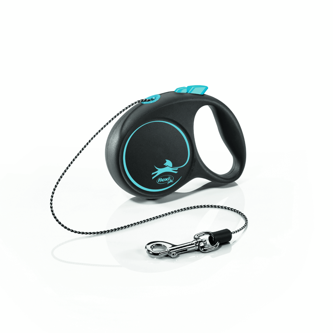 Lesa pentru caini Flexi Design Albastra Snur XS 3m - Animax