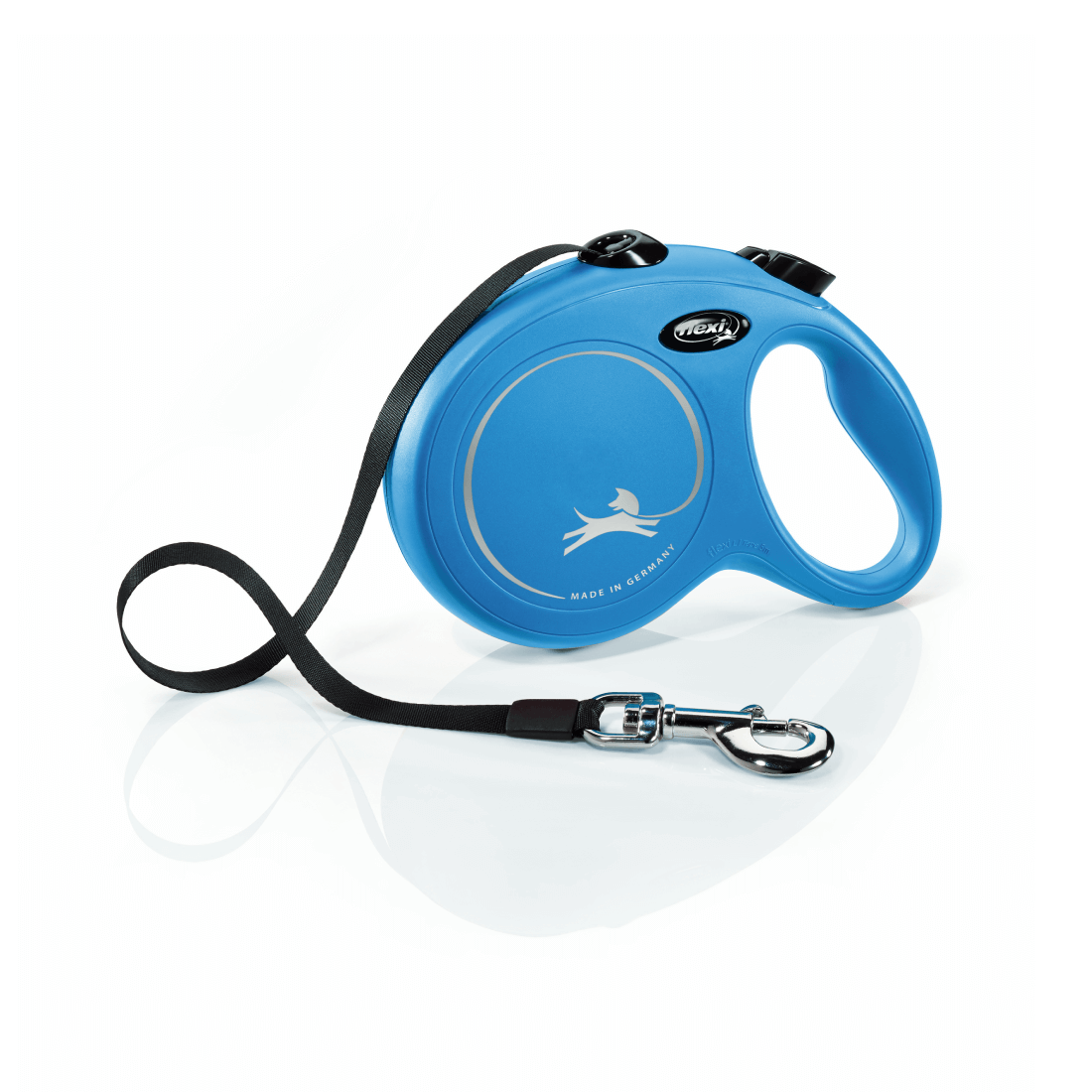 Lesa pentru caini Flexi New Classic Albastru Banda L 5m - Animax