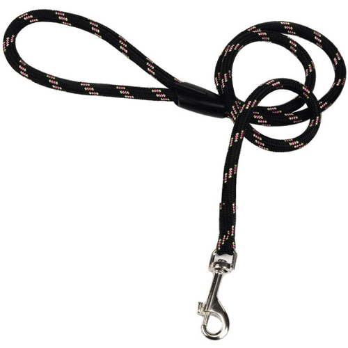 Lesa cordelina pentru caini Negru 125cmX13mm - Animax