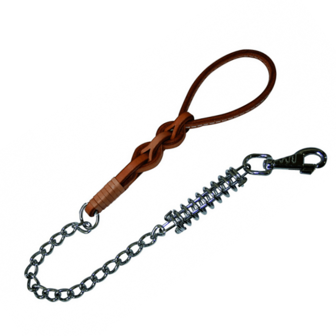 Lesa din piele cu lant si arc 85cm - Animax