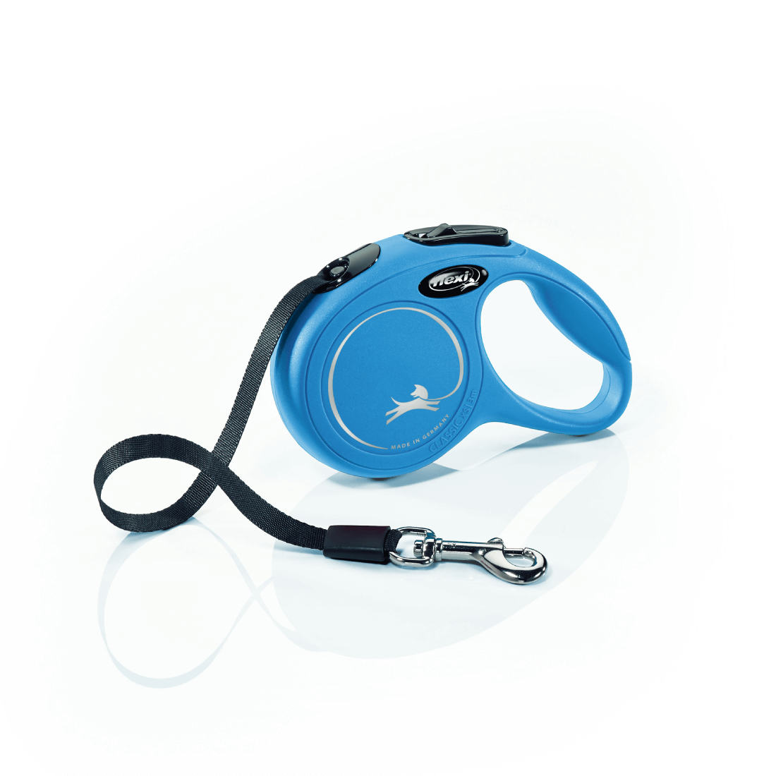 Lesa pentru caini Flexi New Classic Banda XS 3m Albastru - Animax