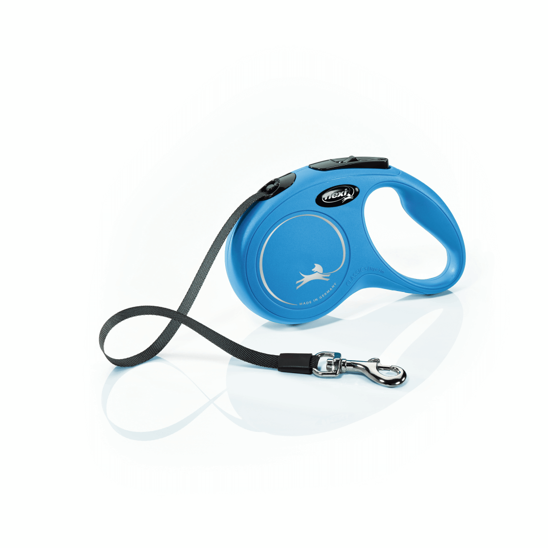 Lesa pentru caini Flexi New Classic Banda S 5M Albastru - Animax
