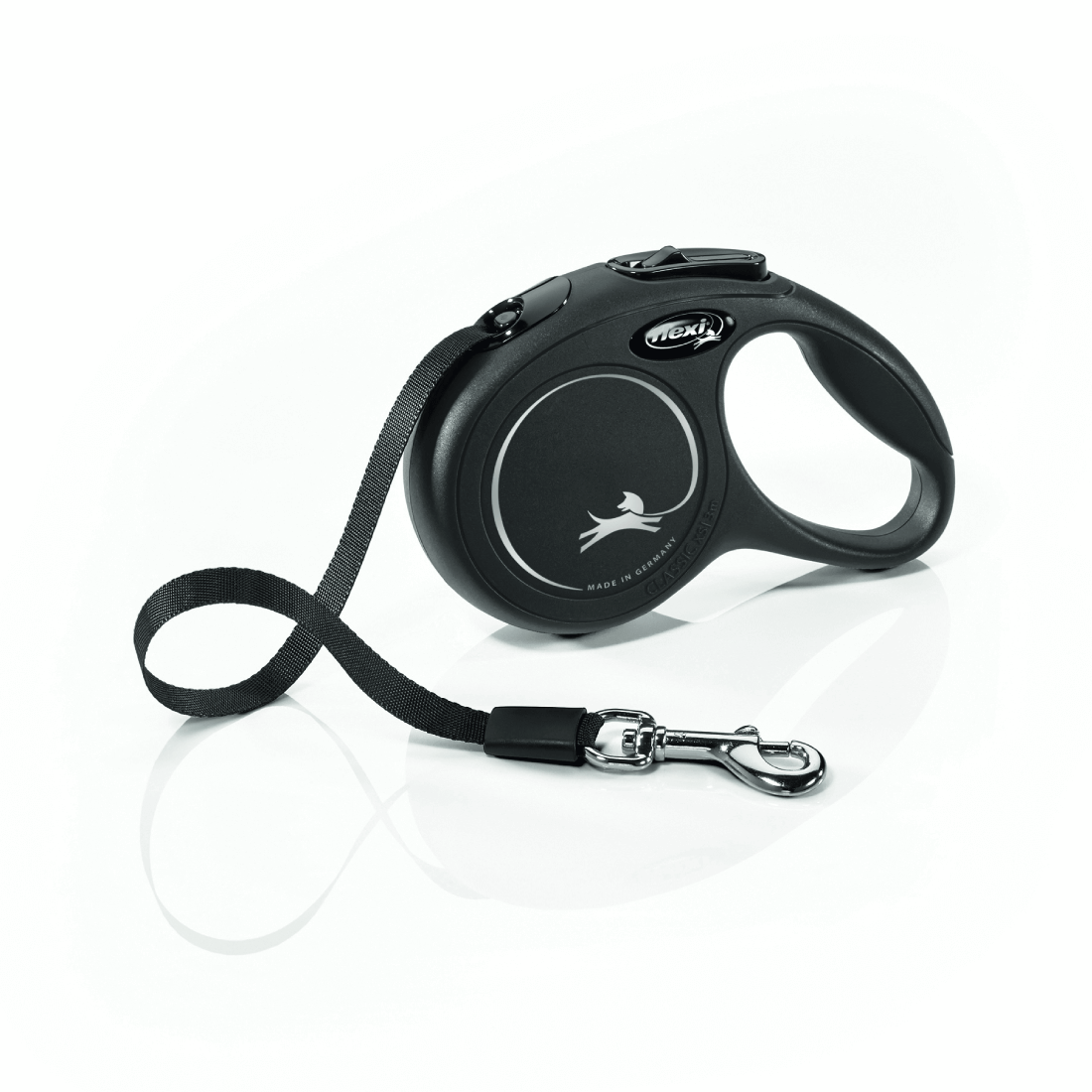 Lesa pentru caini Flexi New Classic Banda XS 3m Negru - Animax