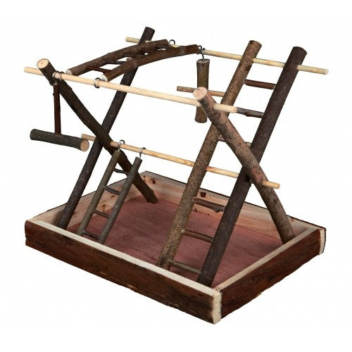 Loc de joaca din lemn pentru pasari Trixie 35X27X30 cm - Animax