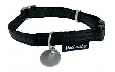 Zgarda pentru caini Macleather Neagra 10 mm - Animax