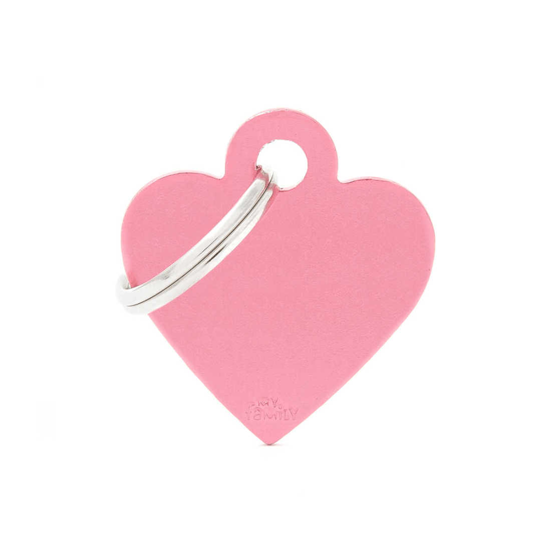 Medalion tag MyFamily Inima Aluminiu S Pink 51797 - Animax