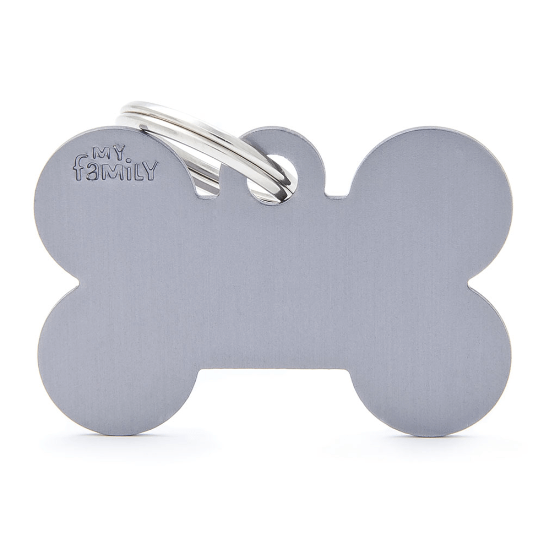 Medalion tag MyFamily Os Aluminiu L Grey 58260 - Animax