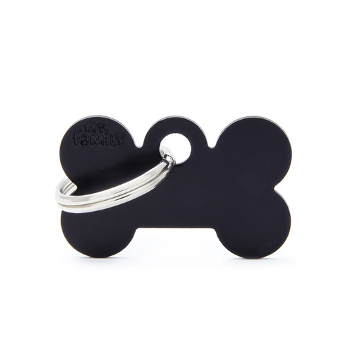 Medalion tag MyFamily Os Aluminiu S Black 54231 - Animax