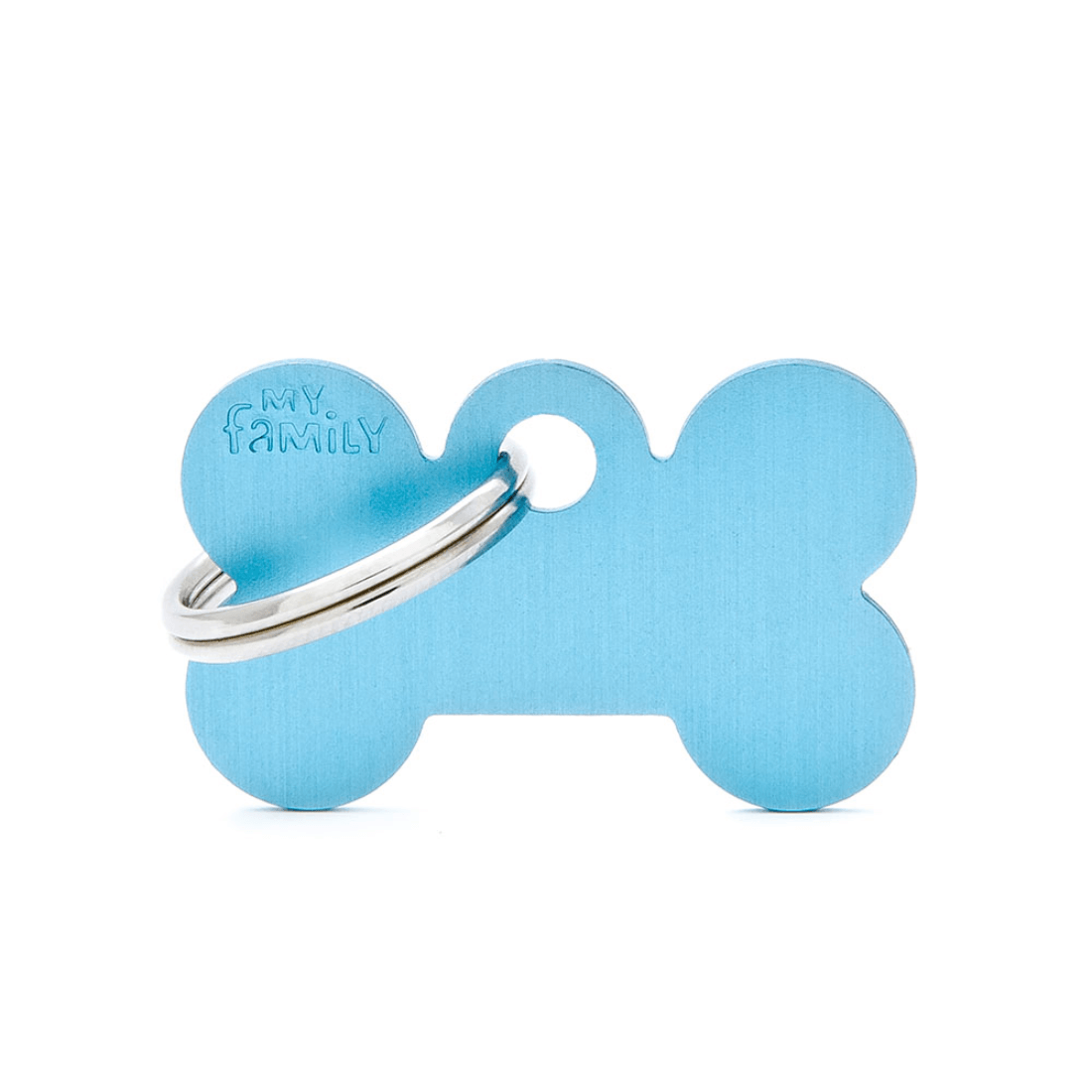 Medalion tag MyFamily Os Aluminiu S Light Blue 58208 - Animax