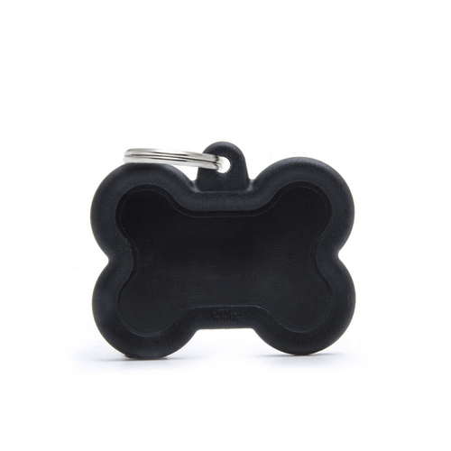 Medalion tag MyFamily Os Negru Rubber 74229 - Animax