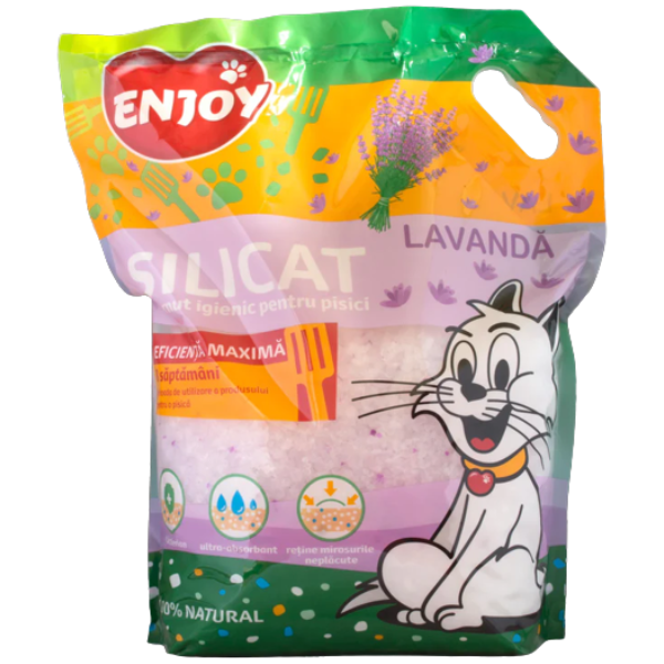 Nisip pentru litiera cu lavanda Enjoy 7.6 L - Animax