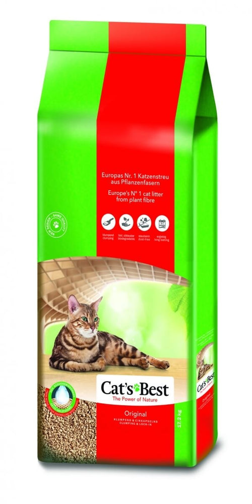 Nisip pentru pisici Cat's Best Oko Plus 40 L - Animax