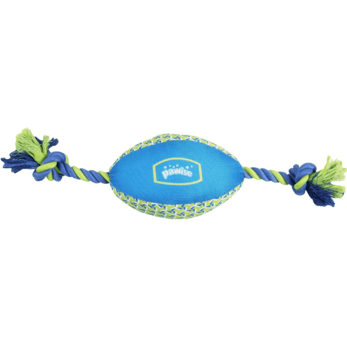 Jucarie pentru caini Pawise Minge Fotbal&Sfoara 18cm - Animax