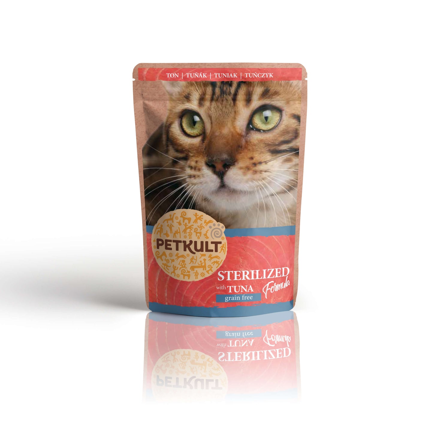 Hrana umeda pentru pisici Petkult Sterilised cu ton 100g - Animax