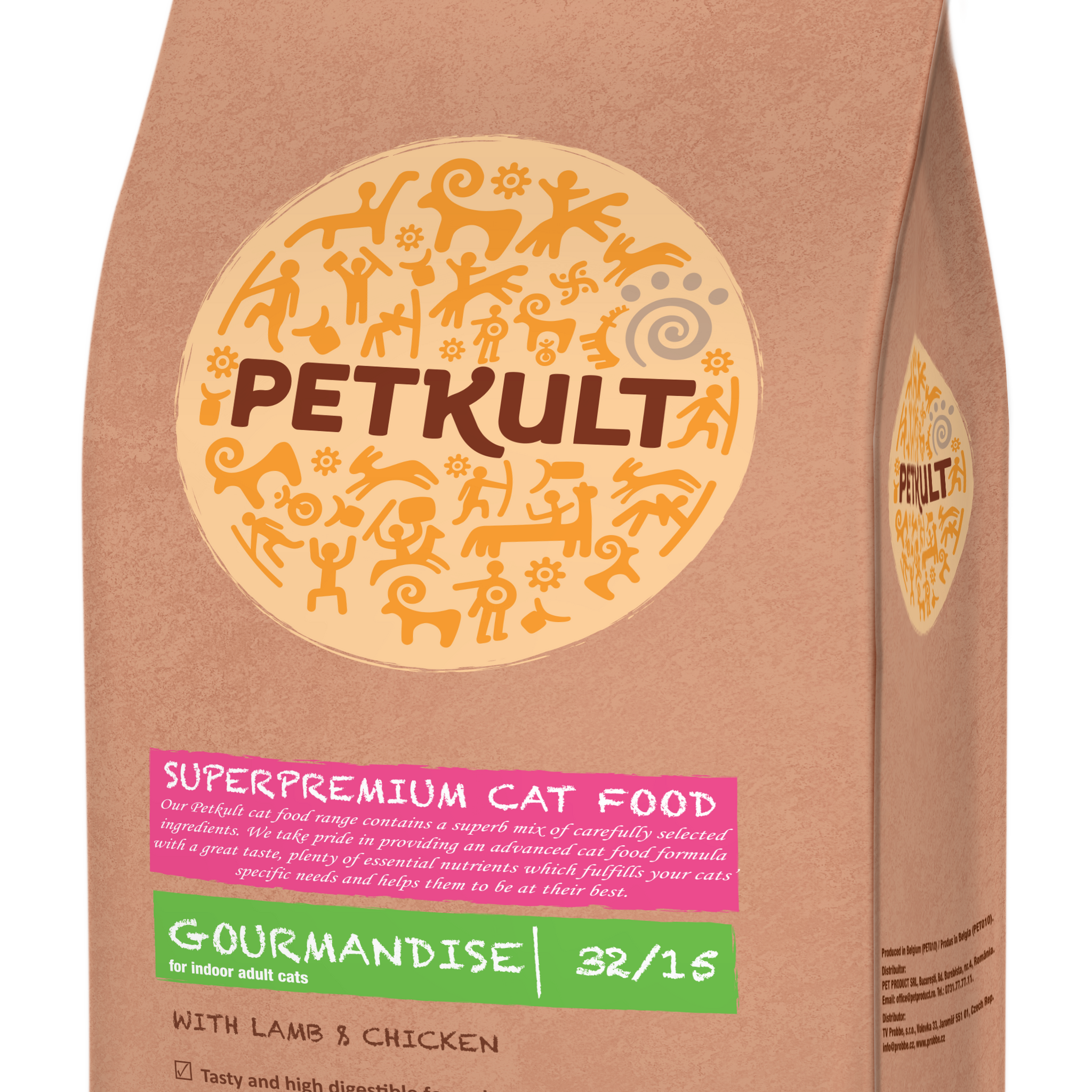 Hrana uscata pentru pisici Petkult Gourmandise 2 kg - Animax