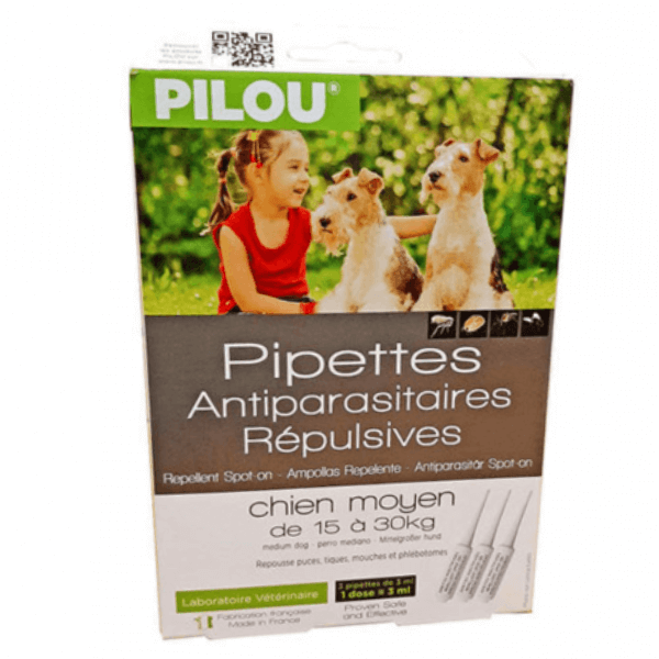 Pipeta antiparazitara pentru caini de talie medie 3x3ml - Animax
