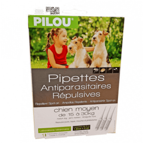 Pipeta antiparazitara pentru caini de talie medie 3x3ml - Animax