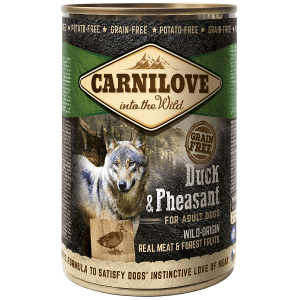 Hrana umeda pentru caini Carnilove Dog Rata&Fazan 400g - Animax