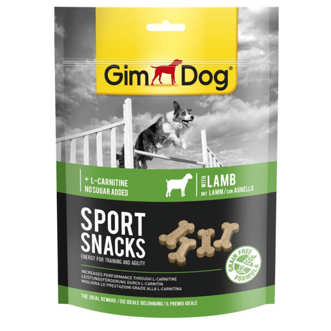 Recompensa pentru caini Gimborn Sport Snacks Oase Mini Miel 60g - Animax