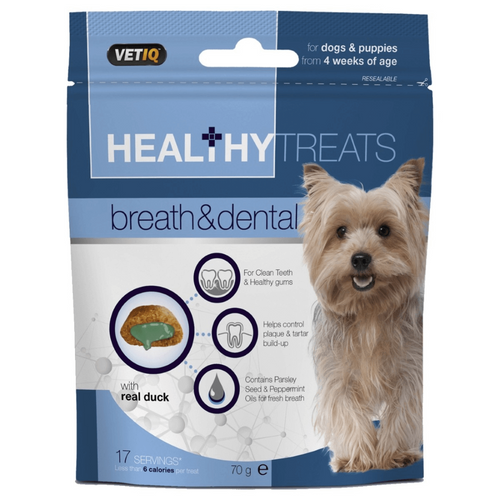 Recompensa pentru caini Vetiq Snack Dog Breath&Dental 70g - Animax
