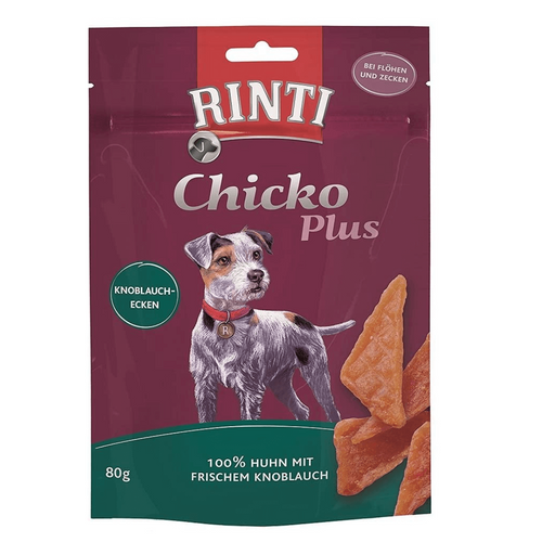 Recompensa pentru caini Rinti Extra Chicko cu Pui si Usturoi 80g - Animax