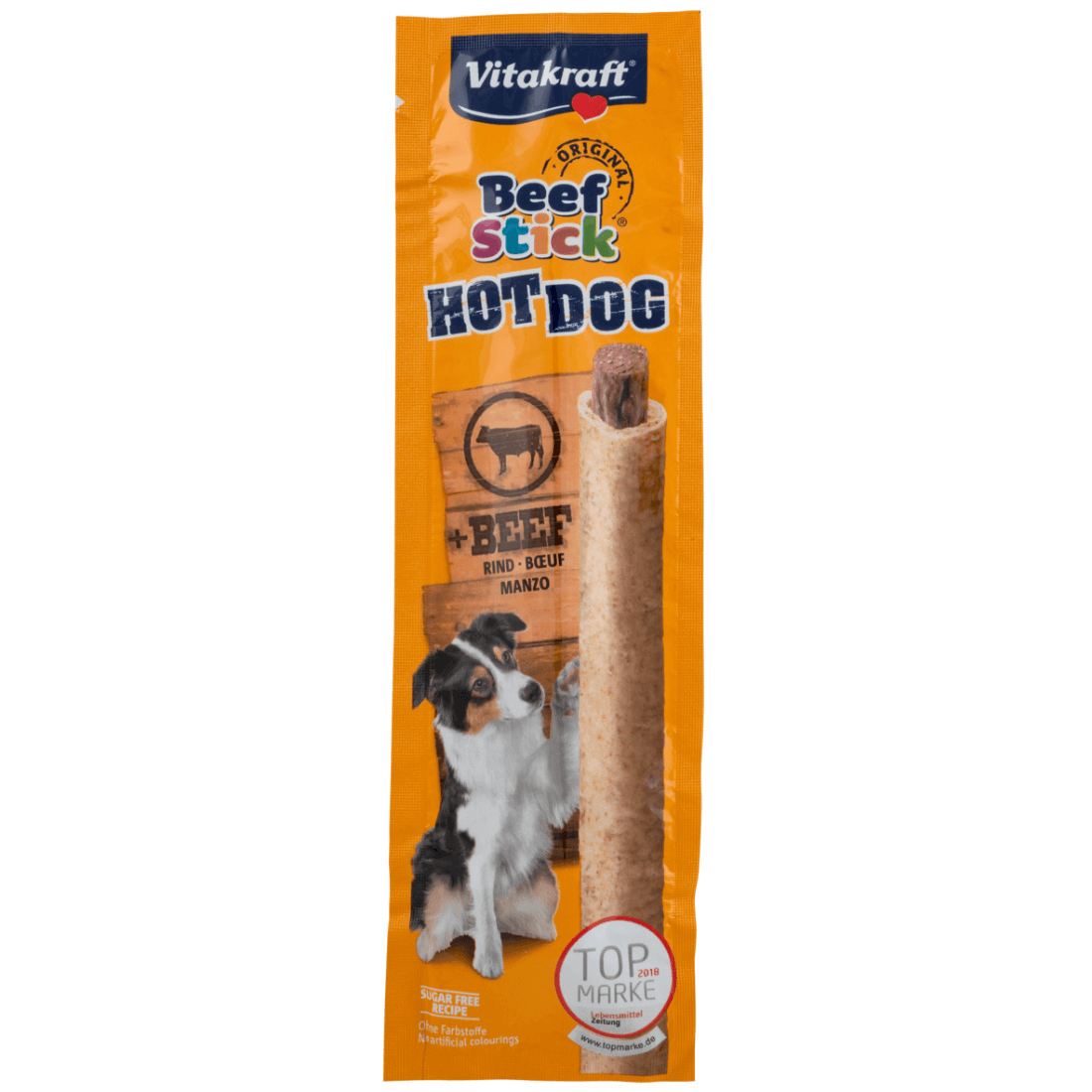 Recompensa pentru caini Vitakraft Beef Stick cu Hot Dog 30g - Animax