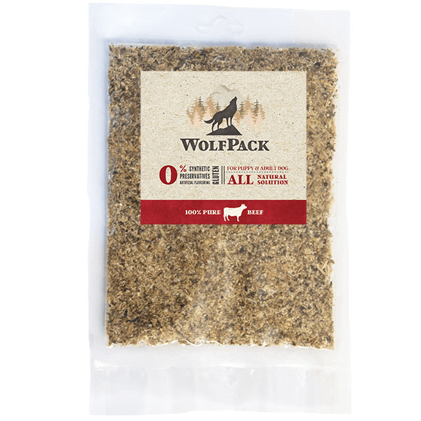 Recompensa pentru caini WolfPack Pudra burta de vita 100g - Animax