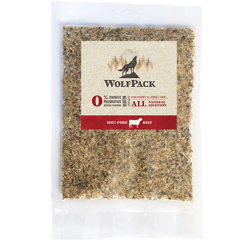 Recompensa pentru caini WolfPack Pudra burta de vita 100g - Animax