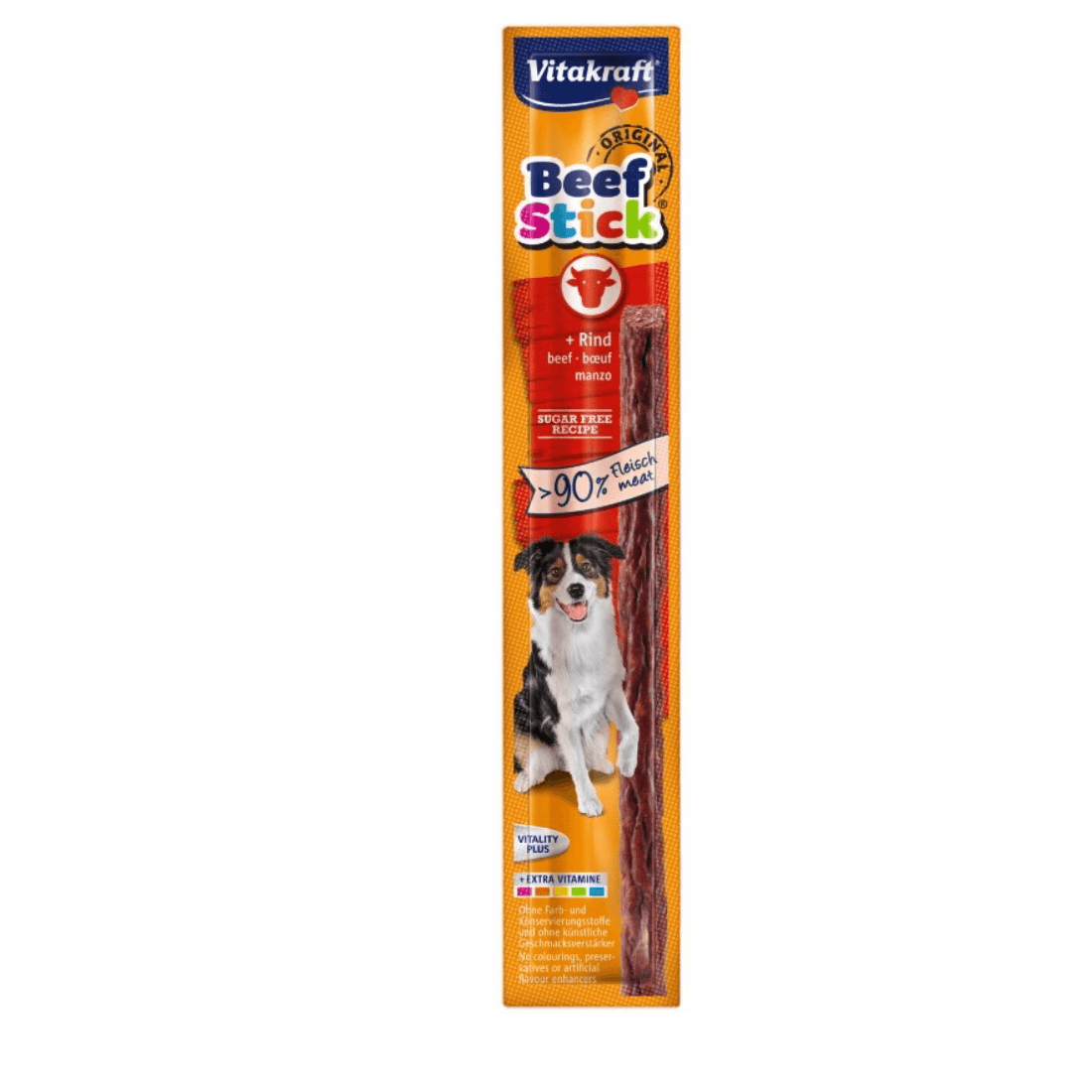 Recompensa pentru caini Vitakraft Beef Stick cu Vita 12g - Animax