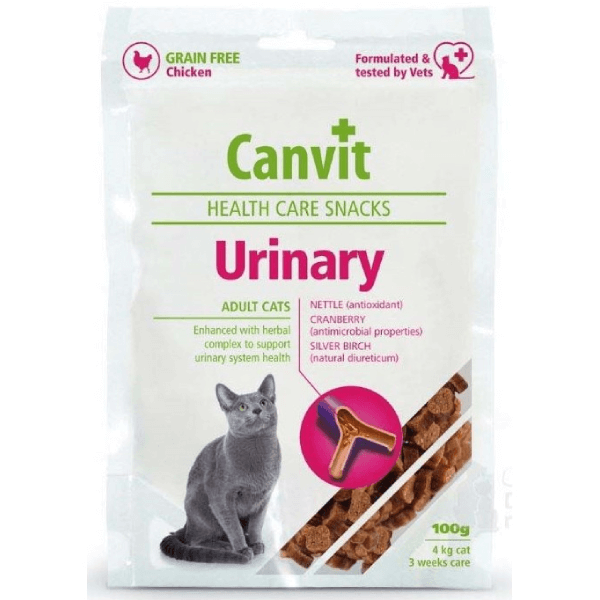 Recompensa pentru pisici Canvit Snack Urinary 100g - Animax