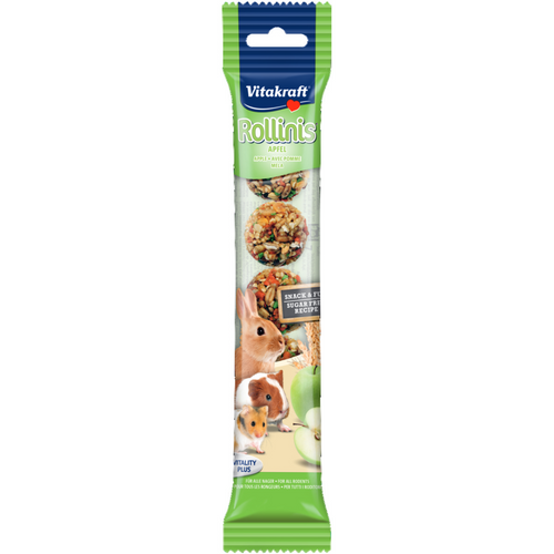 Recompensa pentru rozatoare Vitakraft Rollinis Mere 40g - Animax