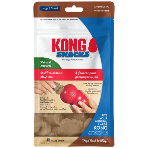 Recompense pentru caini KONG Snacks Liver 312g - Animax