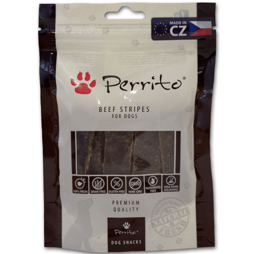 Recompense pentru caini Perrito Beef Stripes 100g - Animax