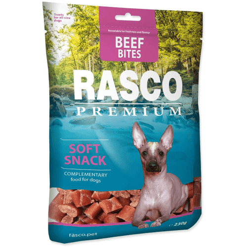 Recompense pentru caini Rasco Soft Bites Vita 230g - Animax