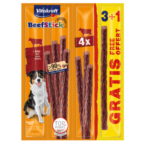 Recompense pentru caini Vitakraft Beef Stick Vita 48g 3+1 PROMO - Animax