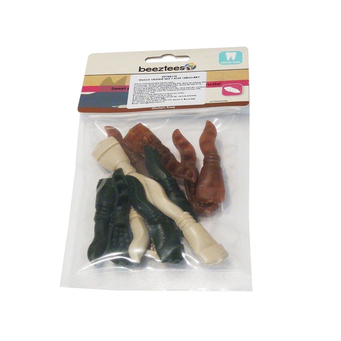 Recompense pentru caini Snack  Veggie Mix 7.5 cm 12buc-set - Animax