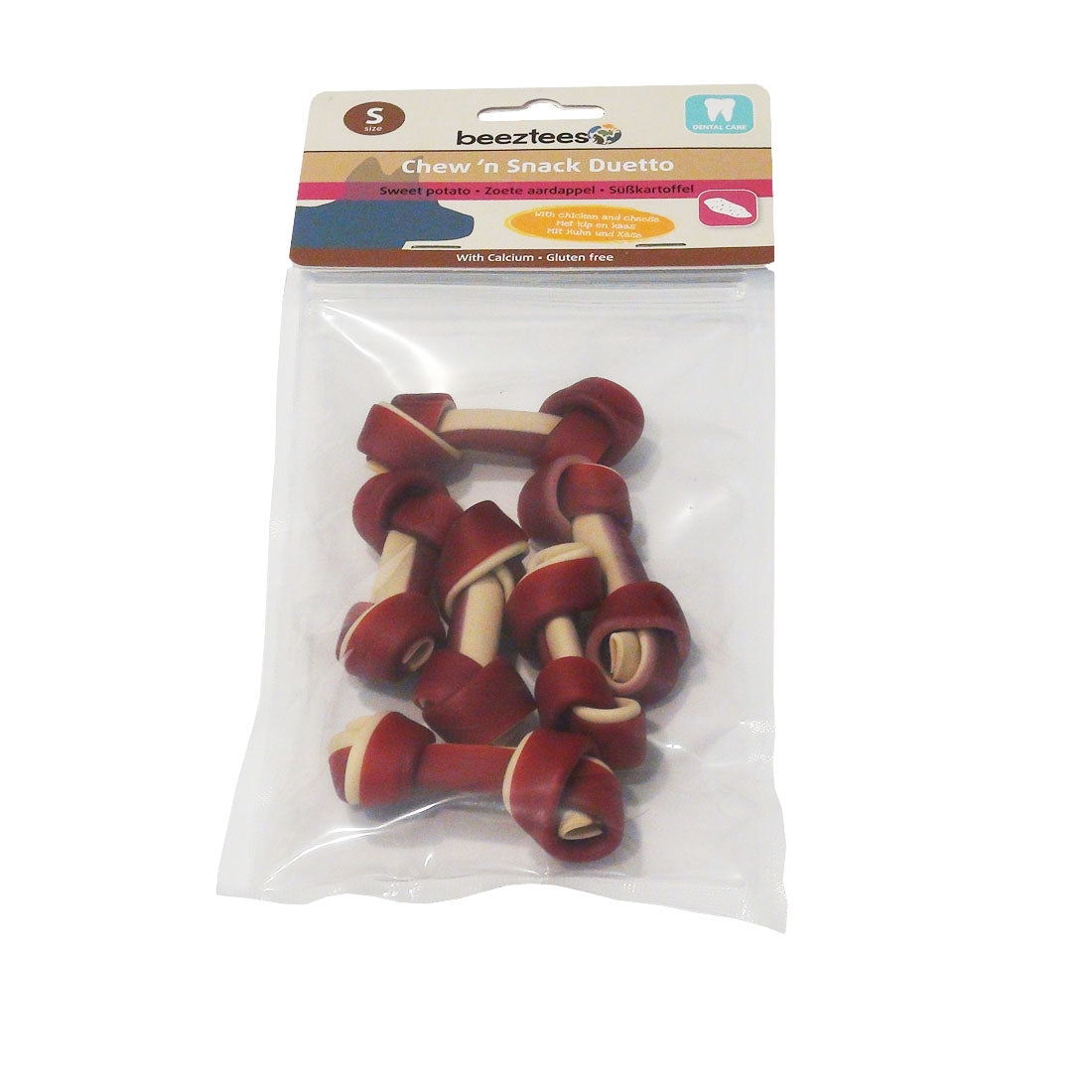Recompense pentru caini SnackDuetto Pui si Branza S 6 buc-set - Animax