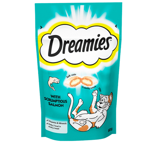 Recompense pentru pisici Dreamies Snack Somon 60g - Animax